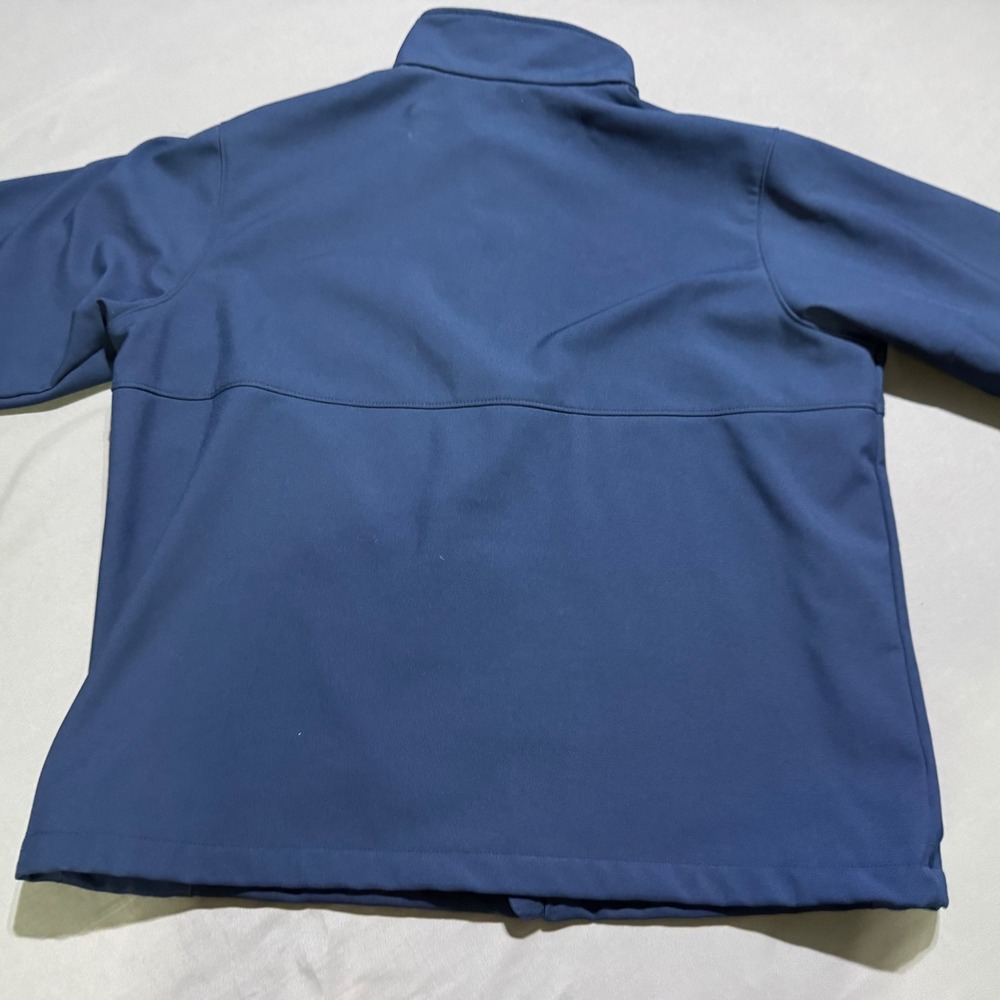 Columbia Ascender Softshell Jacket Men XL Navy Blue Full Zip WM6044 Fleece Lined - Picture 7 of 8